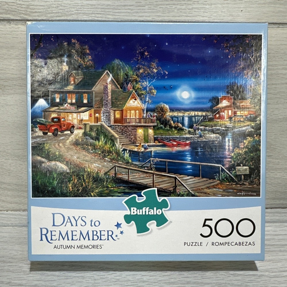 BUFFALO Autumn Memories by Kovach 500PC 21 X 15" *Pieces Verified*